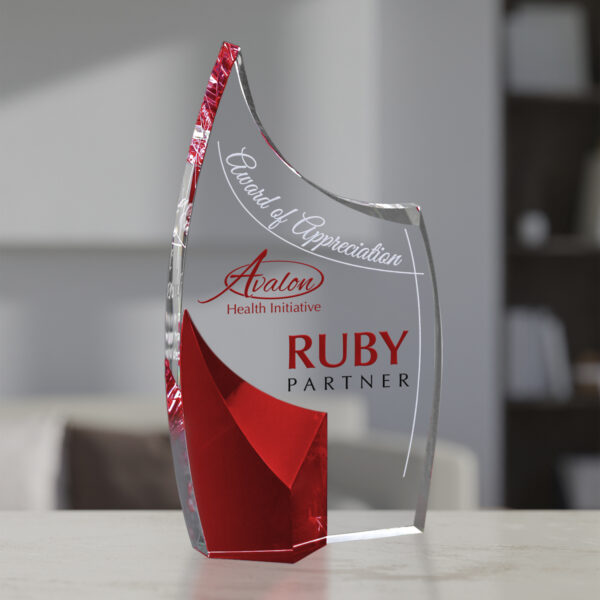 Allure Ruby Award 8-1/2"