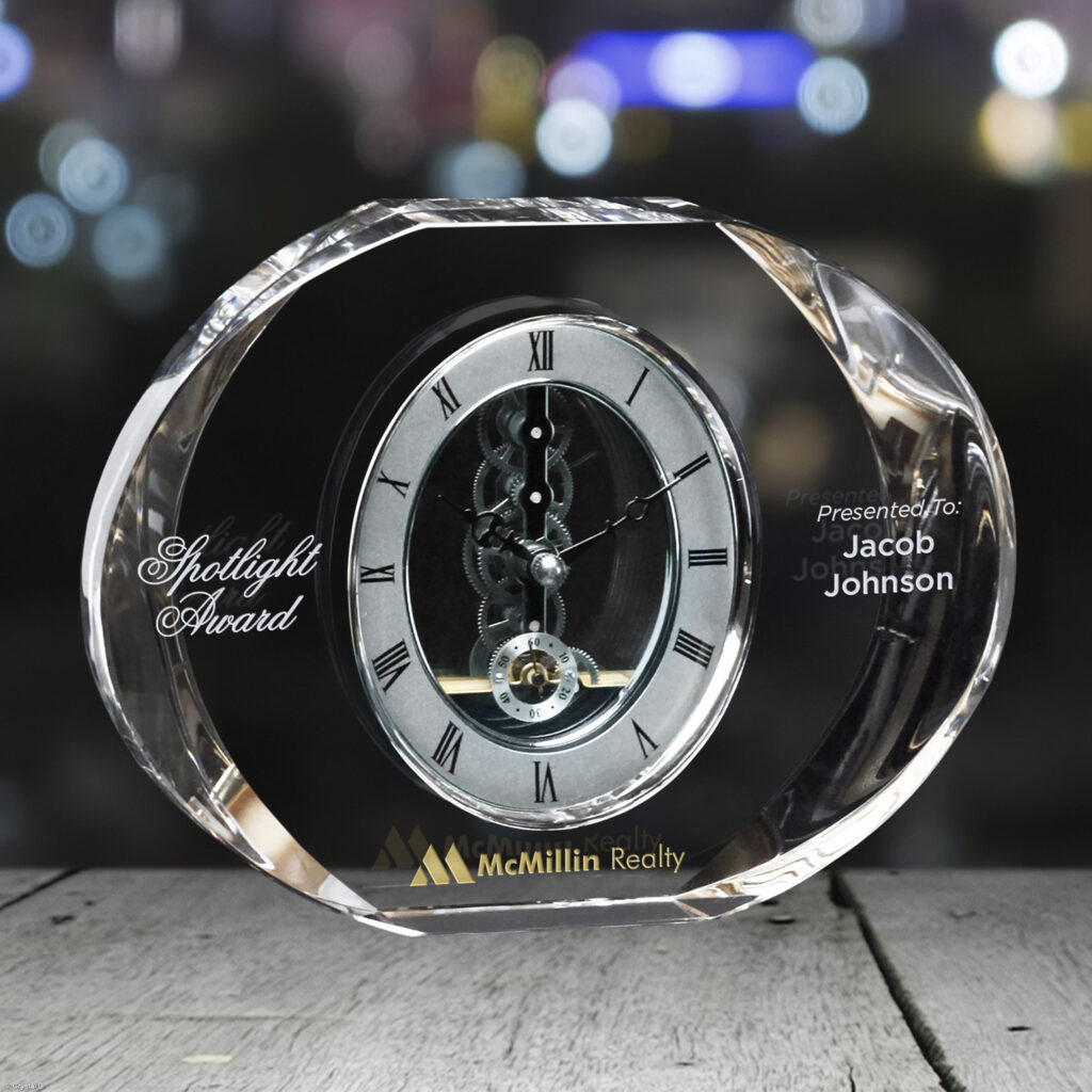 Baldwin Clock 6" H