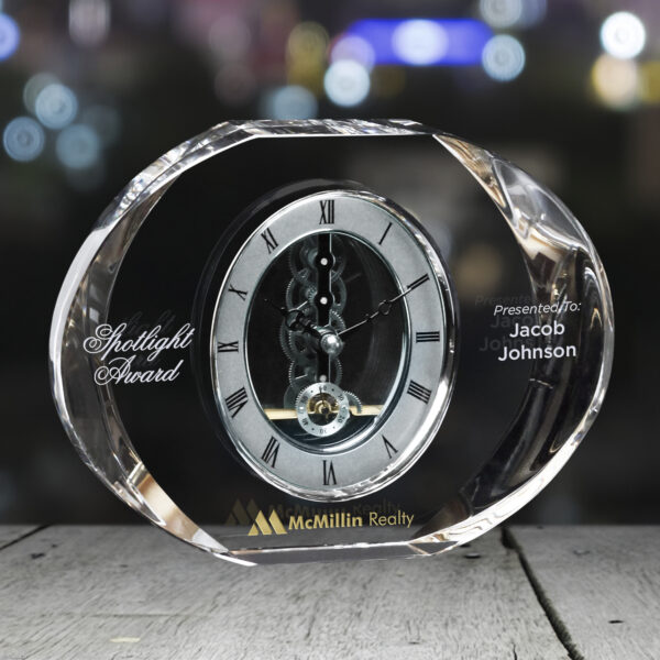Baldwin Clock 6" H