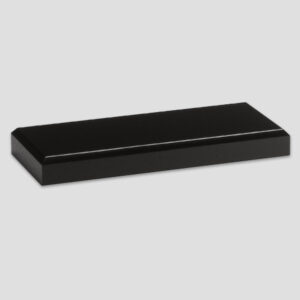 Black Glass Base 3" x 7"