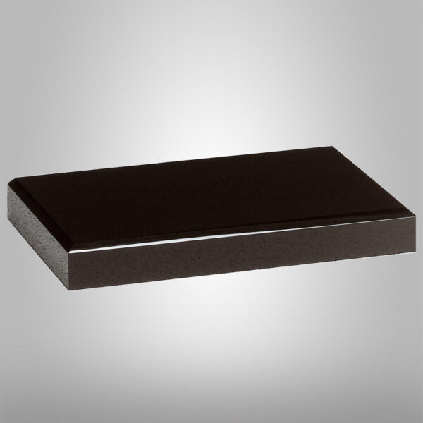 Black Glass Base 4" x 6"