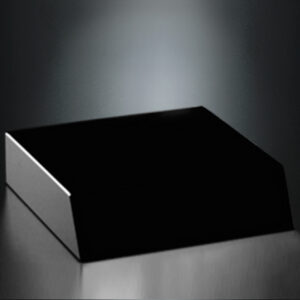 Black Glass Base 5 x 5 x 1-1/4