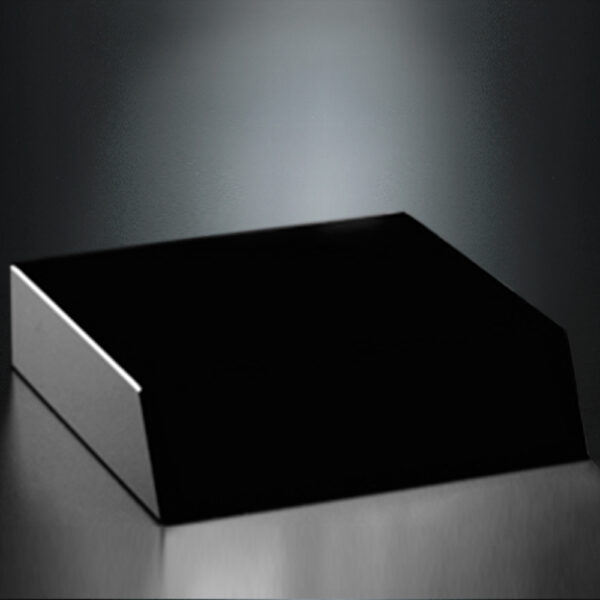 Black Glass Base 5 x 5 x 1-1/4