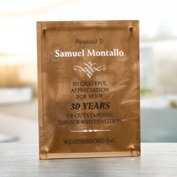 Bronze Alloy Plaque 9" x 12"