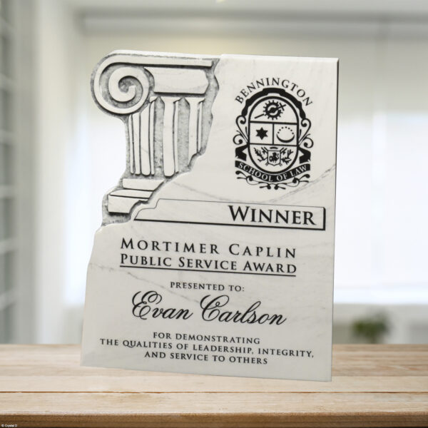 Chiseled Column Plaque 9" x 12"
