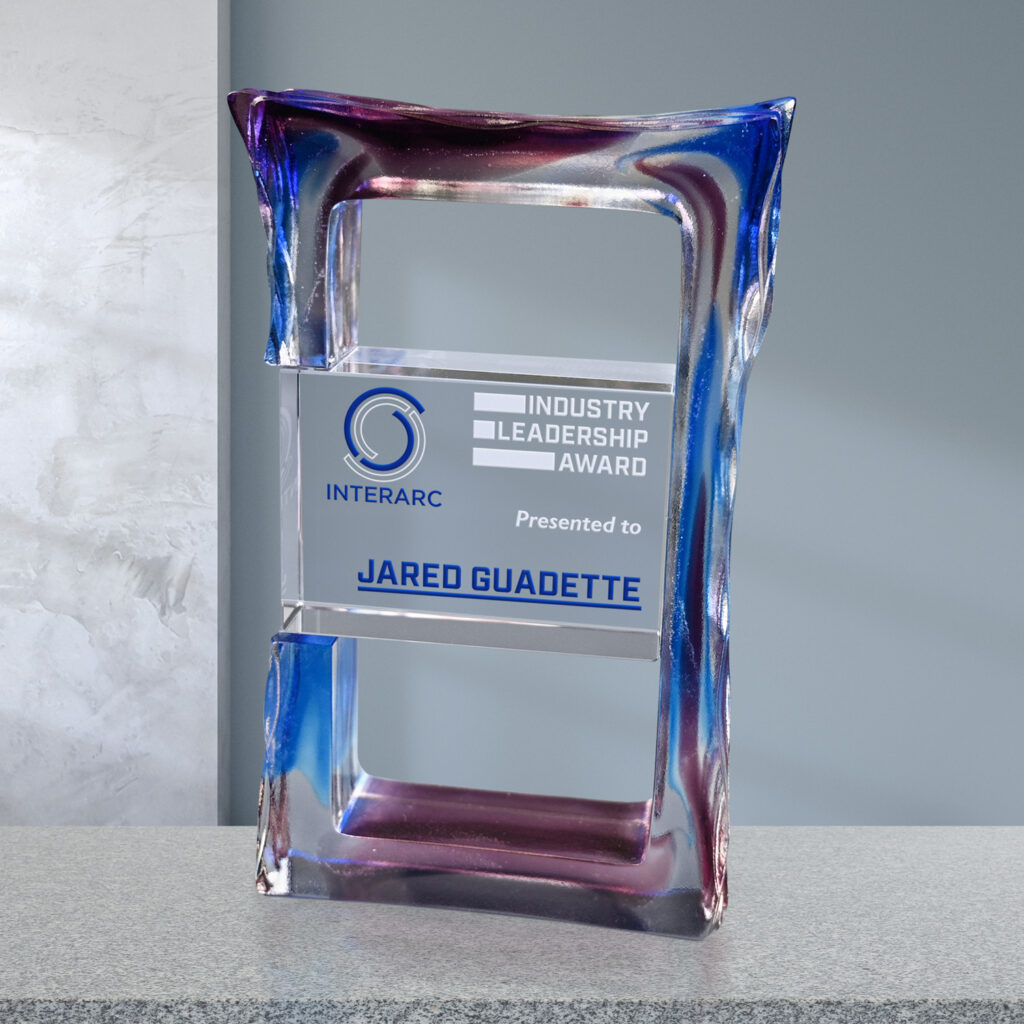 Delta Swirl Award 7-1/4"