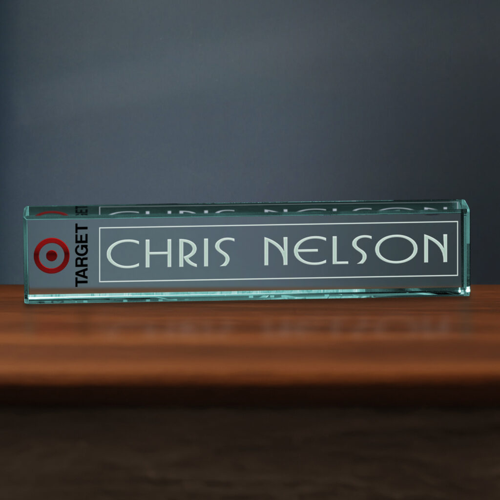 Jade Nameplate 12" W