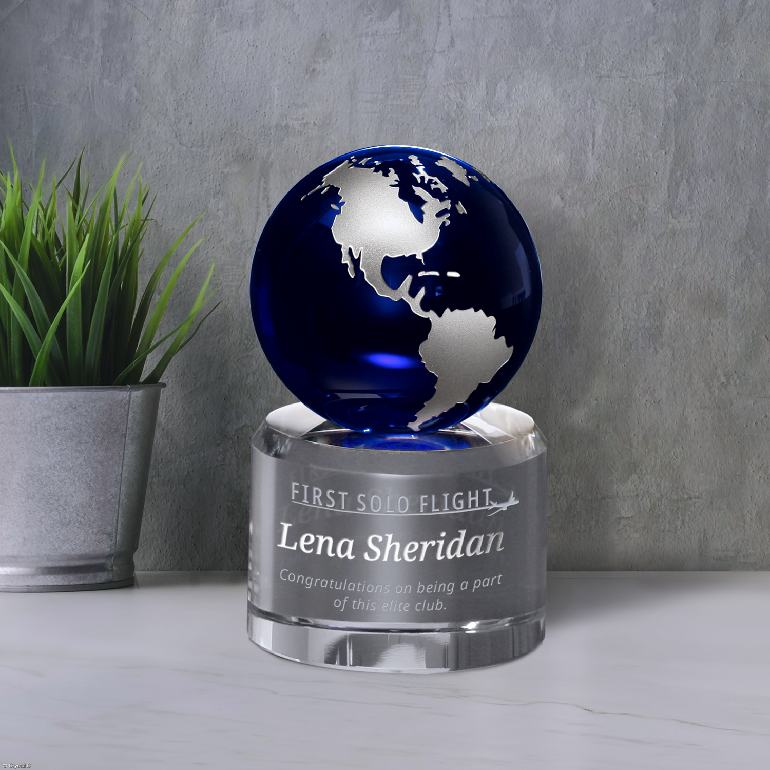 Navigator Globe Silver 5-1/4"