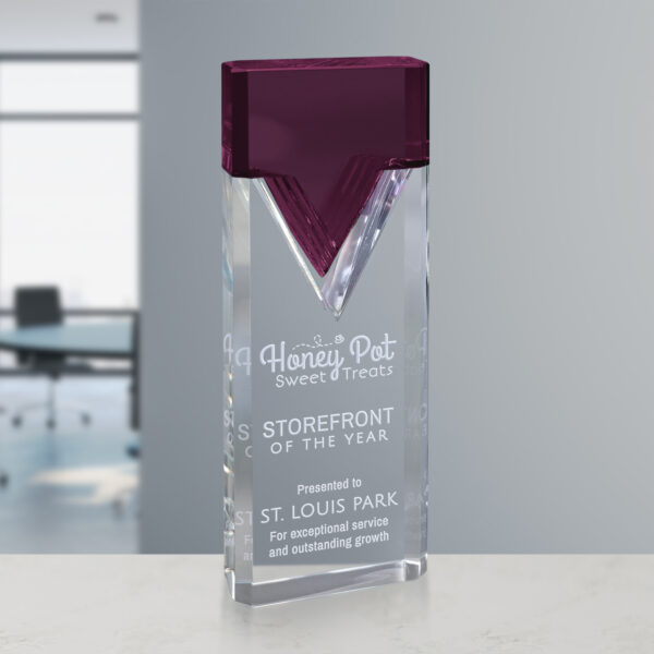 Nobility Purple Award 8-3/4"