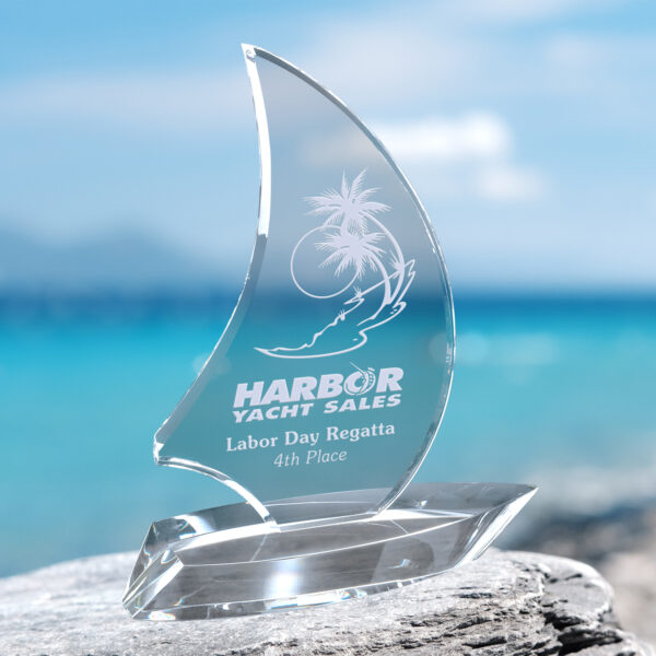 Sailboat Award 8"