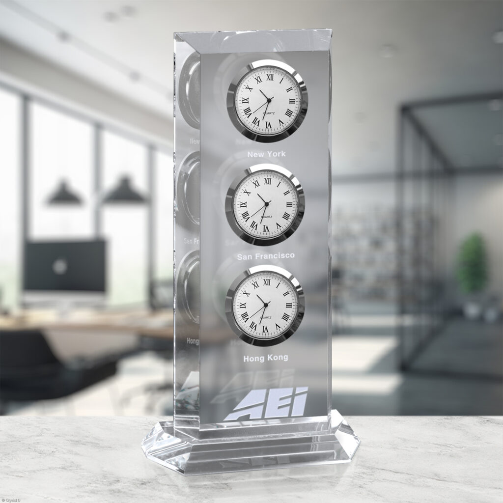 Trilogy Clock 9"