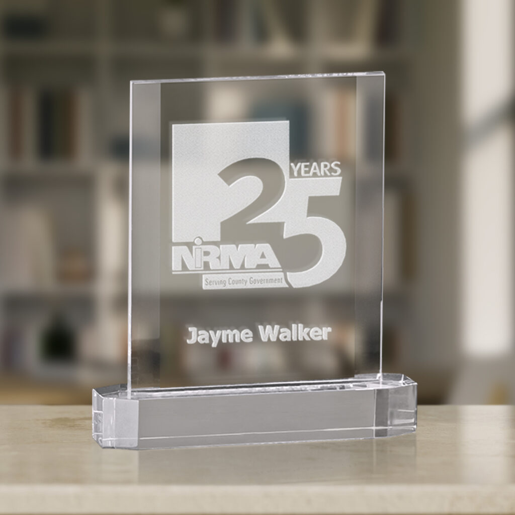 Waterman Award 6" H