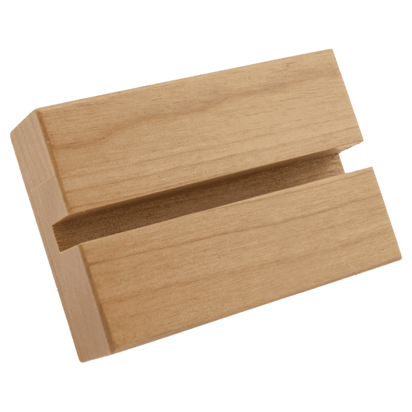 2" x 3" Alder Base with 9/32" Slot