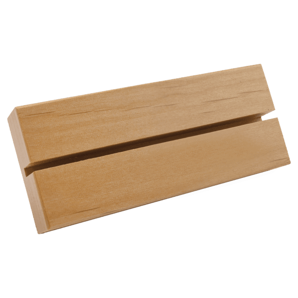 2" x 5" Alder Base with 5/32" Slot