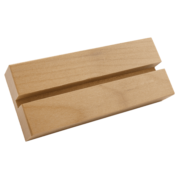 2" x 5" Alder Base with 9/32" Slot