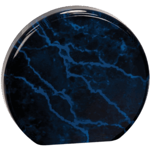 5 1/2" Blue Marble Acrylic Circle