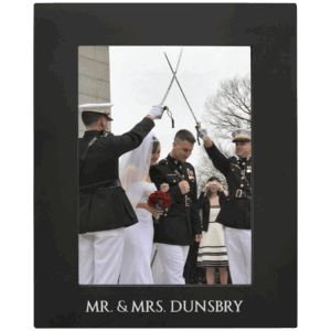 5" x 7" Black Aluminum Photo Frame