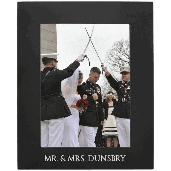 5" x 7" Black Aluminum Photo Frame