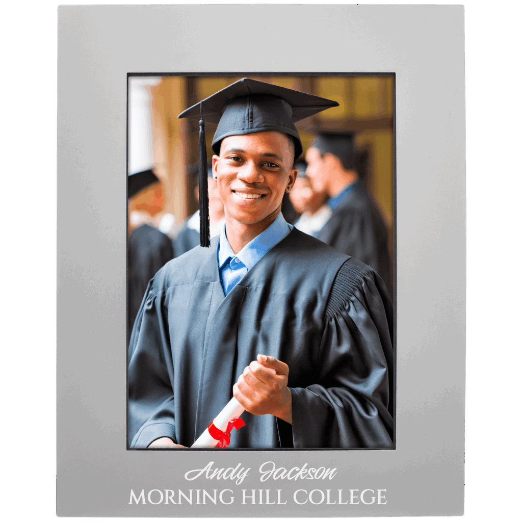 5" x 7" Gray Aluminum Photo Frame