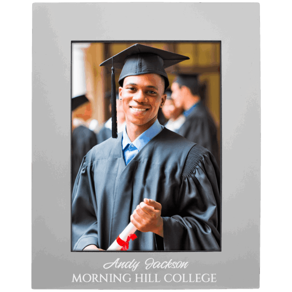 5" x 7" Gray Aluminum Photo Frame