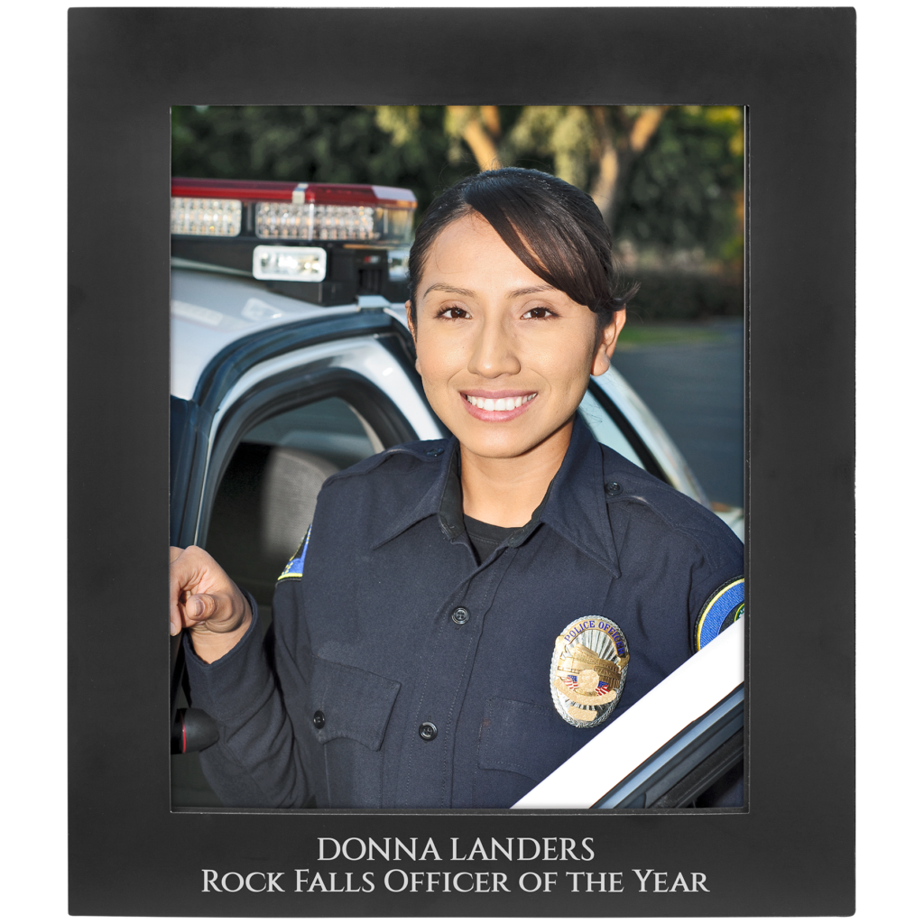 8" x 10" Black Aluminum Photo Frame