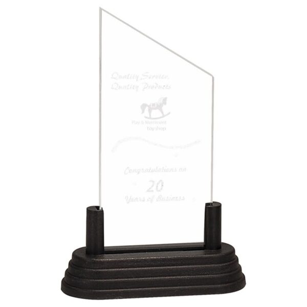 3" x 6" Clear Peak Pop-In Acrylic (Base not included)