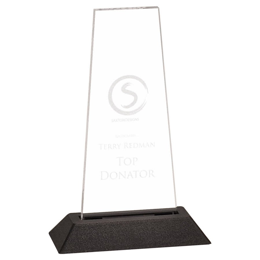 3" x 6" Clear Prism Pop-In Acrylic (Base not included)