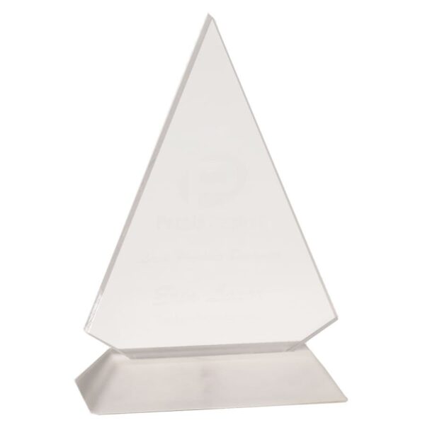 4 1/2" x 6" Clear Triangle Pop-In Acrylic (Base not included)