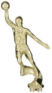 6" Female Basketball Inst-Award Figure