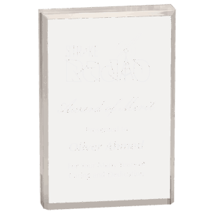 4" x 6" Clear Rectangle Acrylic