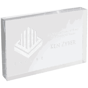 4" X 6" Clear Rectangle Square Cut Acrylic