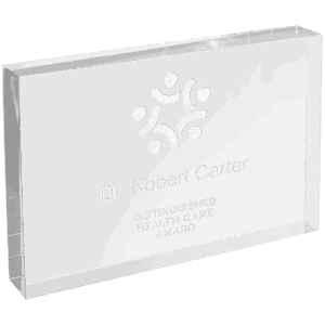 5" X 7" Clear Rectangle Square Cut Acrylic