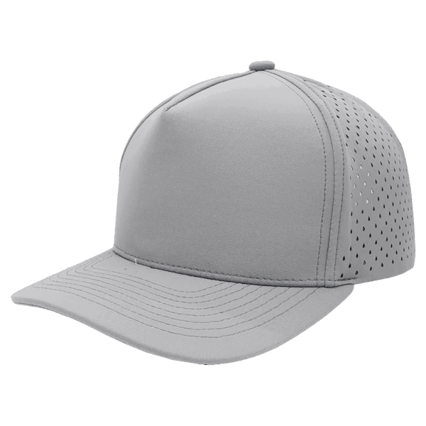 Light Gray/Light Gray BrimCo 5-Panel Performance Hat