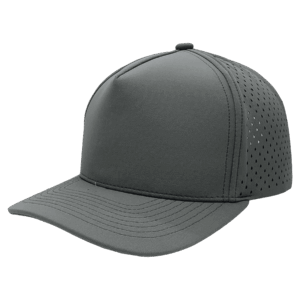 Dark Gray/Dark Gray BrimCo 5-Panel Performance Hat