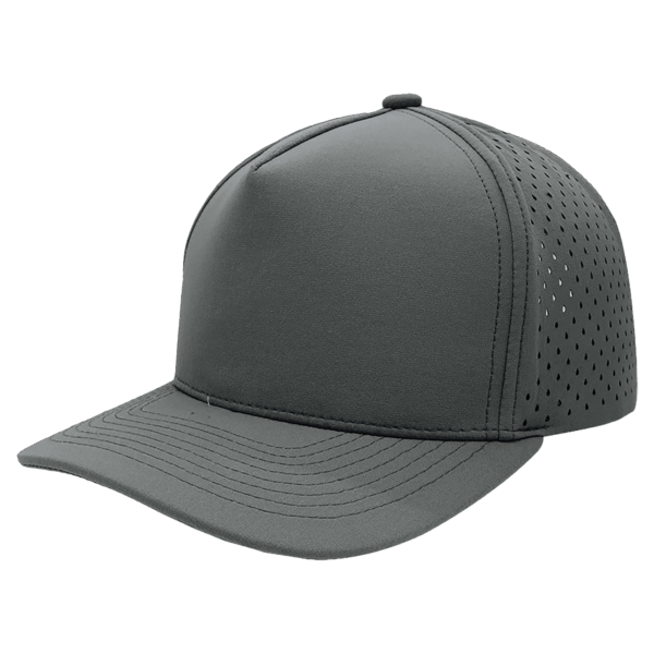 Dark Gray/Dark Gray BrimCo 5-Panel Performance Hat