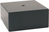 3 1/8" x 1 1/2" Black Genuine Marble Cup Base