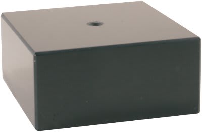 3 1/2" x 1 7/8" Black Genuine Marble Cup Base