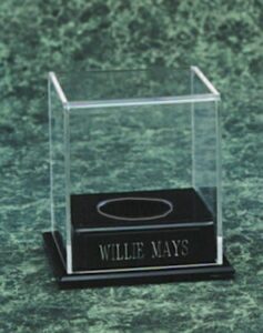 Baseball Acrylic Display Case with Base