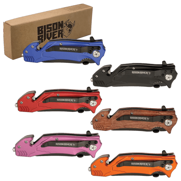 Bison River 4 1/2" Rescue Knife Sample Set