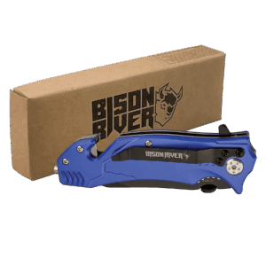 Bison River 4 1/2" Blue Rescue Knife