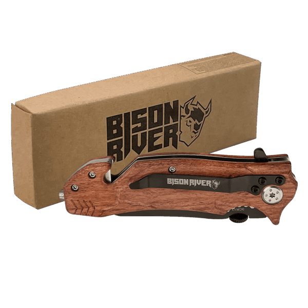 Bison River 4 1/2" Wood Rescue Knife