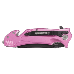 Bison River 4 1/2" Pink Rescue Knife