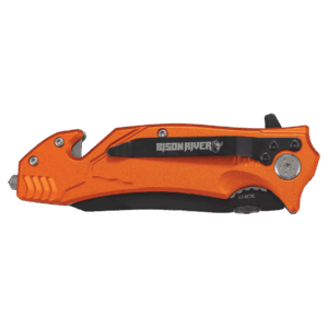 Bison River 4 1/2" Orange Rescue Knife
