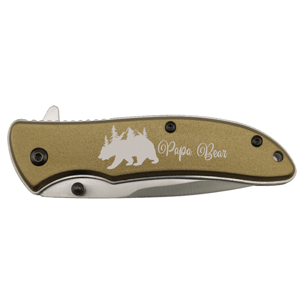 Bison River 4 1/4" Flat Dark Earth Everyday Carry Knife