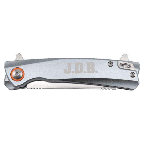 Bison River 4" Gray Everyday Carry Knife with Ball Bearing Open Mechanism