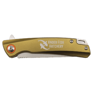 Bison River 4" Flat Dark Earth Everyday Carry Knife with Ball Bearing Open Mechanism