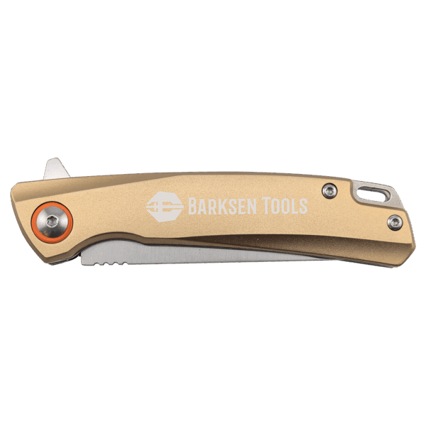 Bison River 4" Sand Everyday Carry Knife with Ball Bearing Open Mechanism