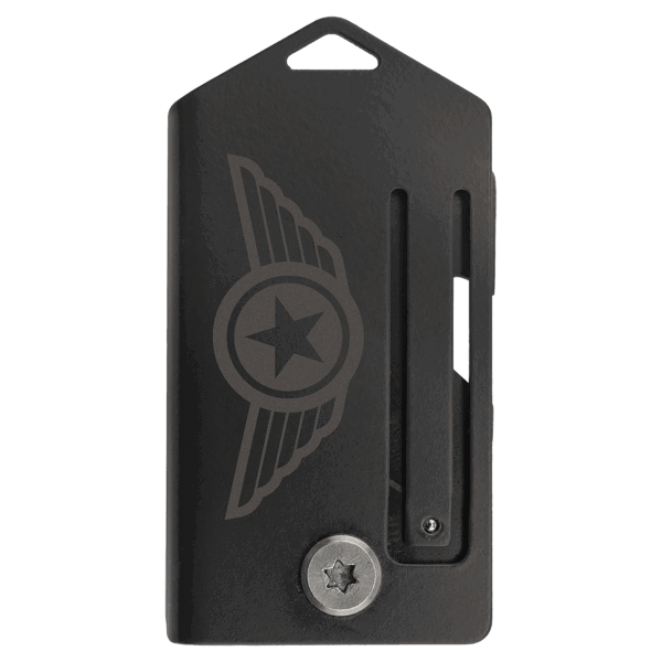 Bison River 2" Black Everyday Carry Knife