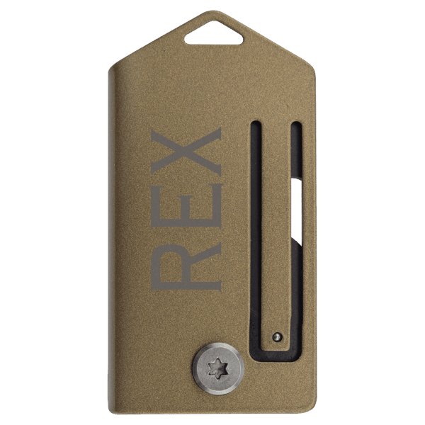 Bison River 2" Flat Dark Earth Everyday Carry Knife