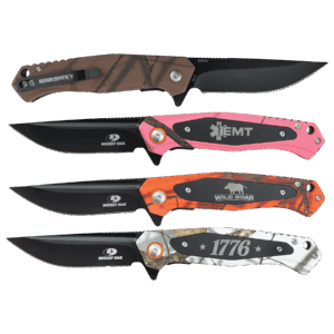 Bison River 4 1/2" Mossy Oak Camo Knife Sample Set